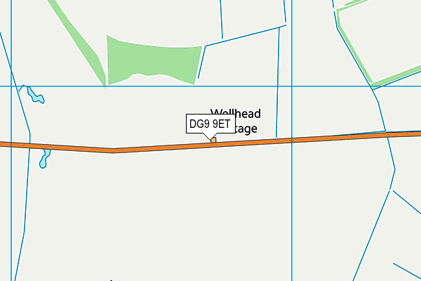 DG9 9ET map - OS VectorMap District (Ordnance Survey)
