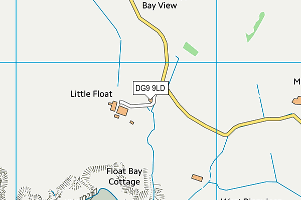 DG9 9LD map - OS VectorMap District (Ordnance Survey)