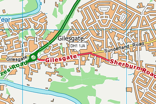 Map of ST. GILES FILLING STATION LTD at district scale