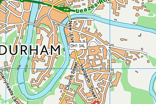 Map of PC DURHAM LTD at district scale