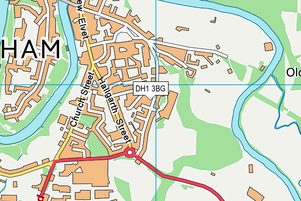 Durham Johnston Comprehensive School (Lower School) (Closed) map (DH1 3BG) - OS VectorMap District (Ordnance Survey)