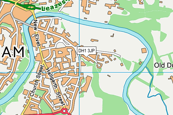 DH1 3JP map - OS VectorMap District (Ordnance Survey)