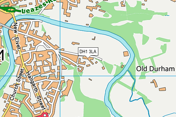 DH1 3LA map - OS VectorMap District (Ordnance Survey)