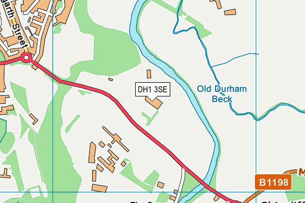 Durham University (Graham Sports Centre At Maiden Castle) map (DH1 3SE) - OS VectorMap District (Ordnance Survey)