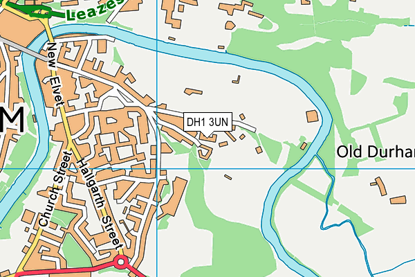 DH1 3UN map - OS VectorMap District (Ordnance Survey)