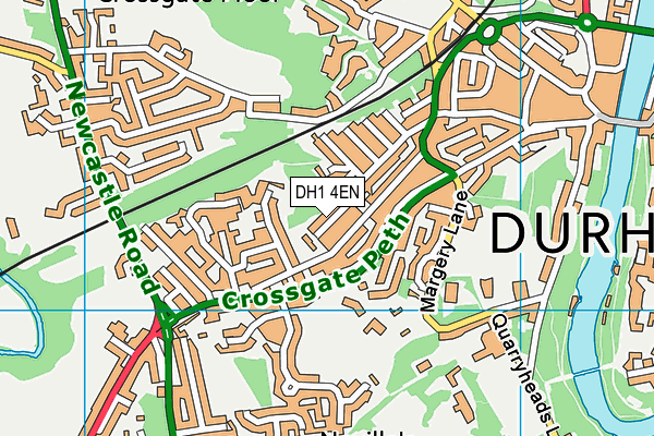 DH1 4EN map - OS VectorMap District (Ordnance Survey)