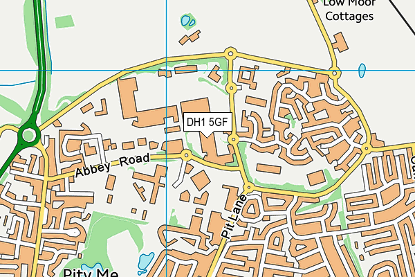 Puregym (Durham Arnison) map (DH1 5GF) - OS VectorMap District (Ordnance Survey)