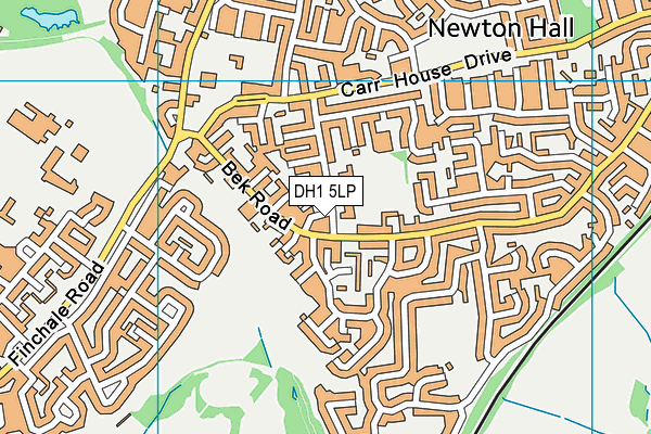 DH1 5LP map - OS VectorMap District (Ordnance Survey)