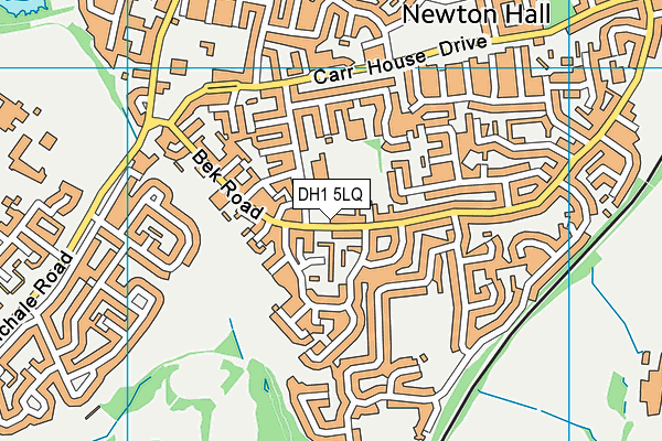 DH1 5LQ map - OS VectorMap District (Ordnance Survey)