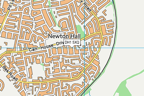 DH1 5XQ map - OS VectorMap District (Ordnance Survey)