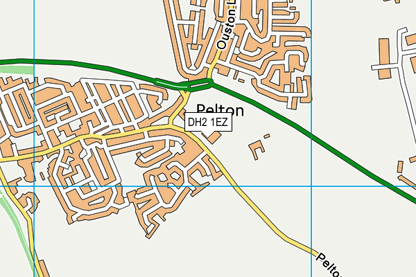Pelton Community Primary School map (DH2 1EZ) - OS VectorMap District (Ordnance Survey)