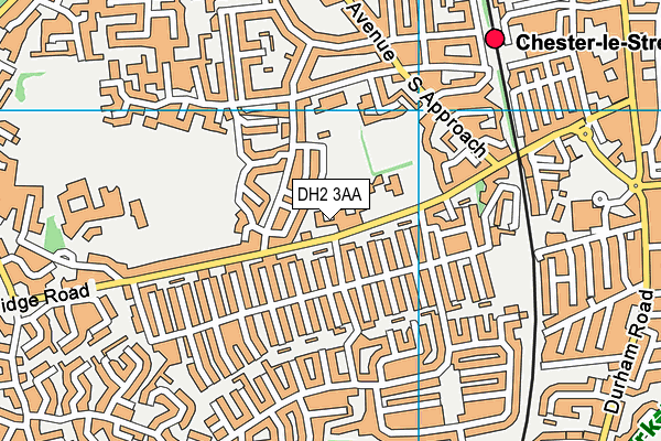 Newker Primary School map (DH2 3AA) - OS VectorMap District (Ordnance Survey)