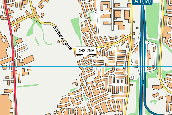 DH3 2NA map - OS VectorMap District (Ordnance Survey)