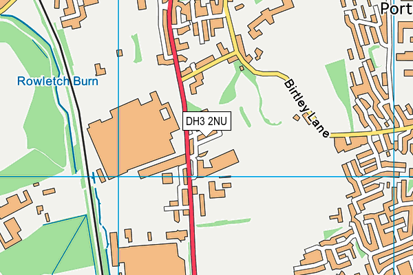 DH3 2NU map - OS VectorMap District (Ordnance Survey)