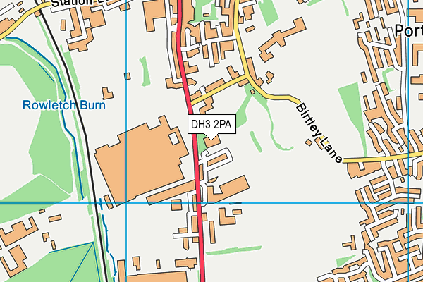 DH3 2PA map - OS VectorMap District (Ordnance Survey)
