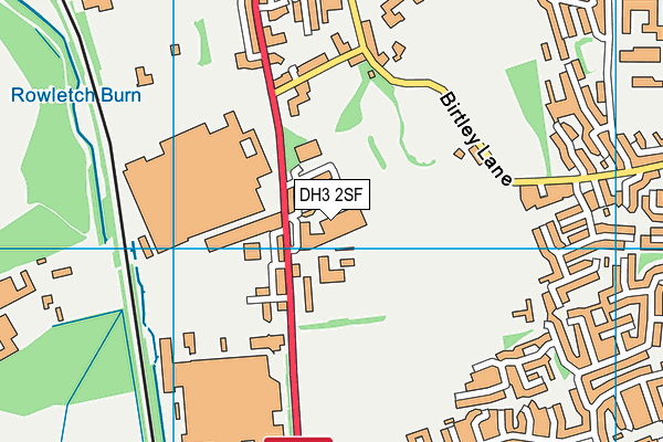 DH3 2SF map - OS VectorMap District (Ordnance Survey)