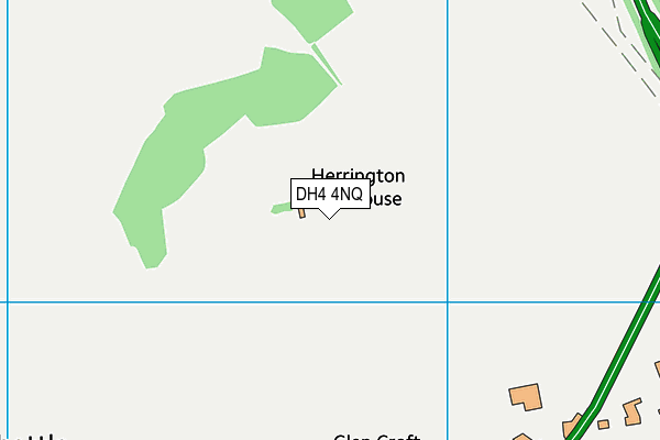 DH4 4NQ map - OS VectorMap District (Ordnance Survey)