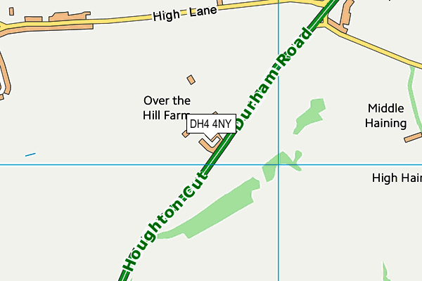 DH4 4NY map - OS VectorMap District (Ordnance Survey)