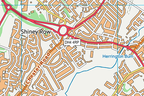 DH4 4RP map - OS VectorMap District (Ordnance Survey)