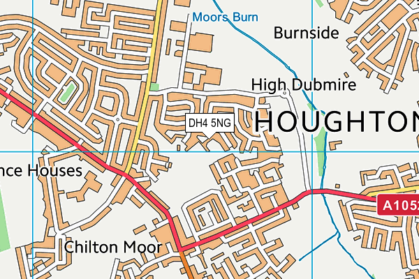 DH4 5NG map - OS VectorMap District (Ordnance Survey)