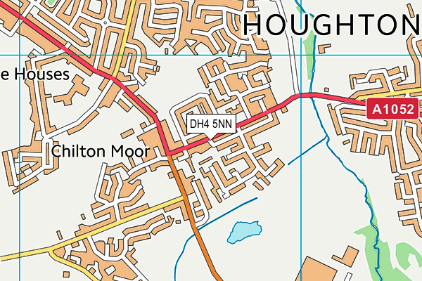 DH4 5NN map - OS VectorMap District (Ordnance Survey)