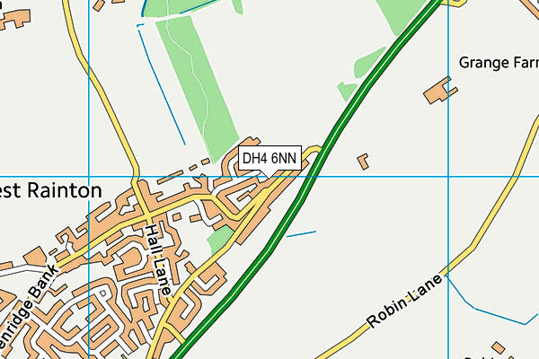 DH4 6NN map - OS VectorMap District (Ordnance Survey)