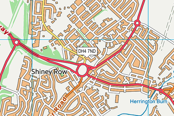 DH4 7ND map - OS VectorMap District (Ordnance Survey)