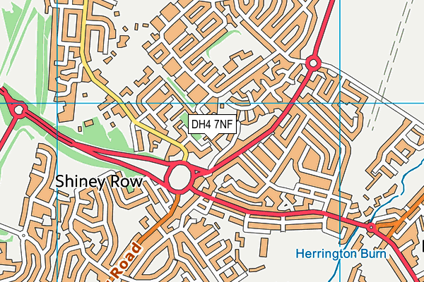 DH4 7NF map - OS VectorMap District (Ordnance Survey)