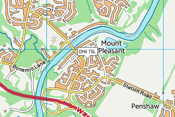 Map of PENSHAW VIEW TRAINING LIMITED at district scale