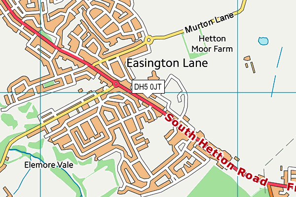 Easington Lane Primary School map (DH5 0JT) - OS VectorMap District (Ordnance Survey)