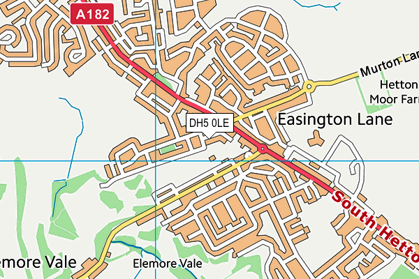 Easington Lane Community Access Point map (DH5 0LE) - OS VectorMap District (Ordnance Survey)