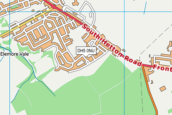 DH5 0NU map - OS VectorMap District (Ordnance Survey)