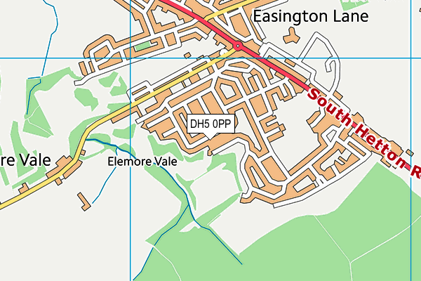 DH5 0PP map - OS VectorMap District (Ordnance Survey)