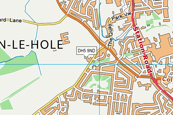 Hetton Primary School map (DH5 9ND) - OS VectorMap District (Ordnance Survey)