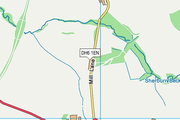 DH6 1EN map - OS VectorMap District (Ordnance Survey)