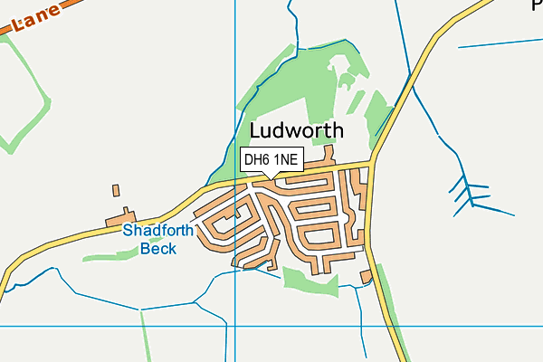 Ludworth Recreation Ground map (DH6 1NE) - OS VectorMap District (Ordnance Survey)