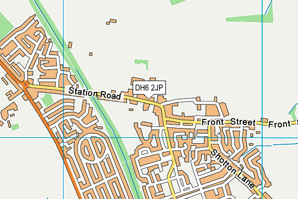 Shotton Primary School map (DH6 2JP) - OS VectorMap District (Ordnance Survey)