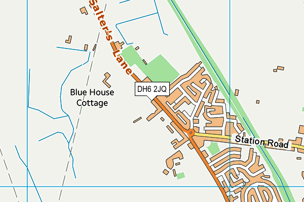 Our Lady of Lourdes Catholic Primary School, Shotton map (DH6 2JQ) - OS VectorMap District (Ordnance Survey)