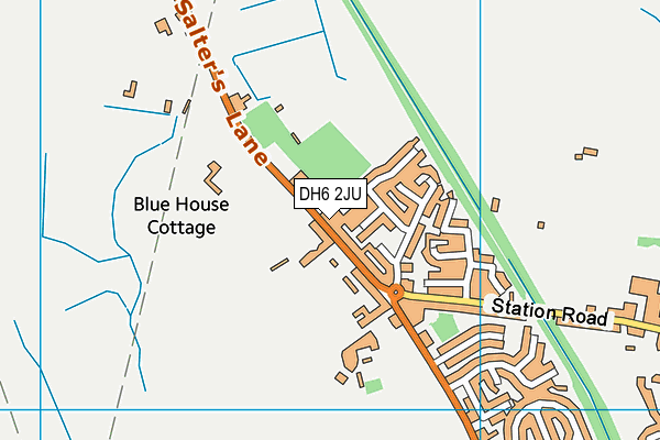 Shotton Colliery Community Park map (DH6 2JU) - OS VectorMap District (Ordnance Survey)