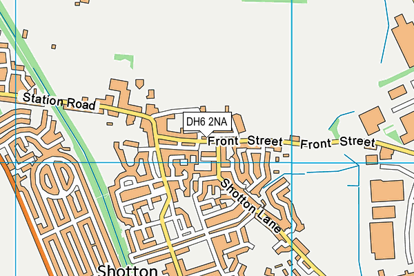 DH6 2NA map - OS VectorMap District (Ordnance Survey)