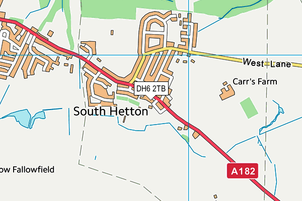 DH6 2TB map - OS VectorMap District (Ordnance Survey)