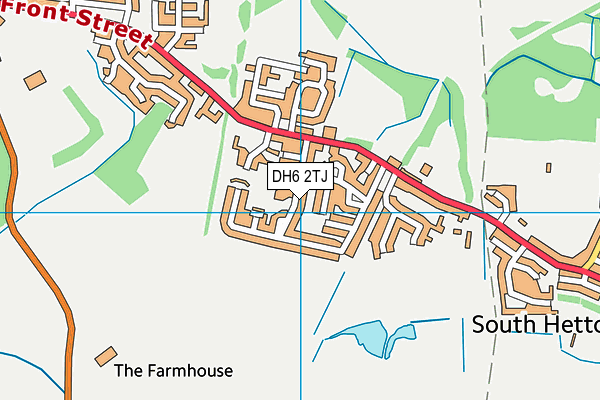South Hetton Primary School map (DH6 2TJ) - OS VectorMap District (Ordnance Survey)