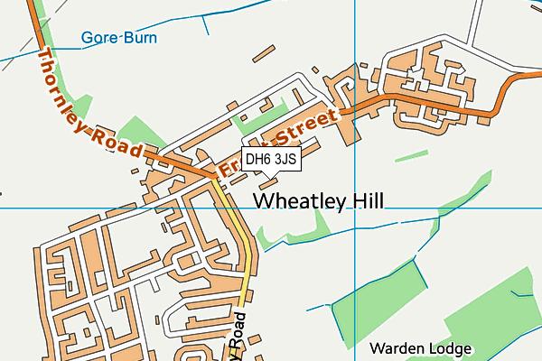 The Greenhills Centre map (DH6 3JS) - OS VectorMap District (Ordnance Survey)