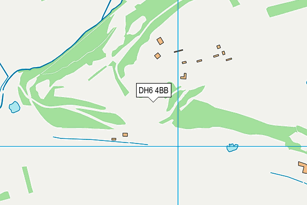DH6 4BB map - OS VectorMap District (Ordnance Survey)