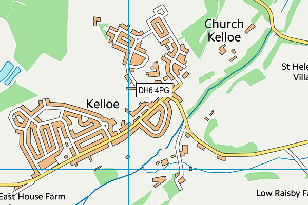 Kelloe Primary School map (DH6 4PG) - OS VectorMap District (Ordnance Survey)