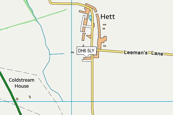 DH6 5LY map - OS VectorMap District (Ordnance Survey)