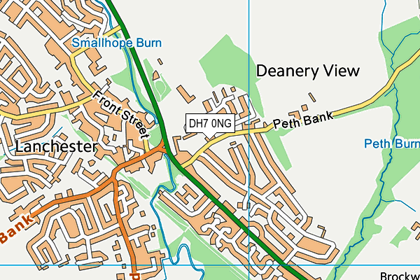 DH7 0NG map - OS VectorMap District (Ordnance Survey)