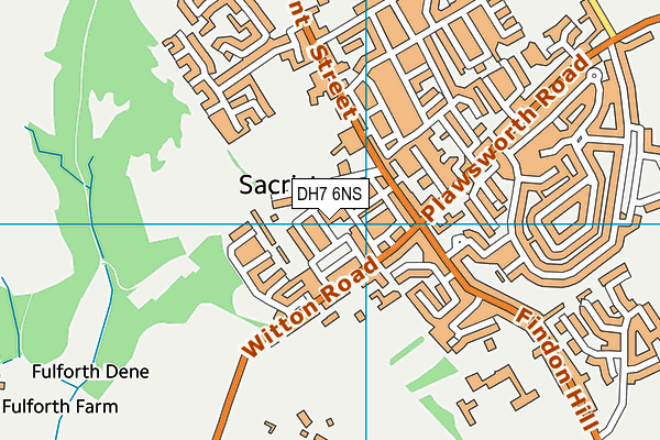 DH7 6NS map - OS VectorMap District (Ordnance Survey)