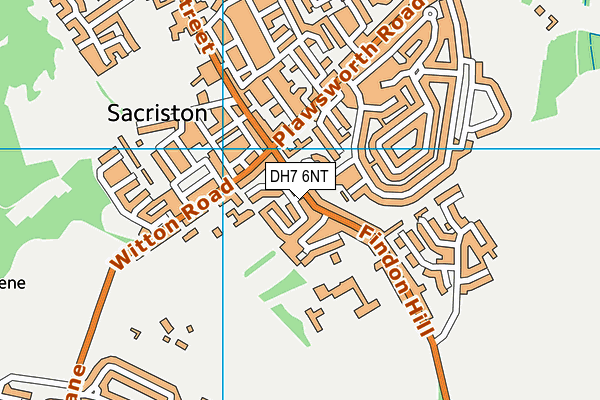 DH7 6NT map - OS VectorMap District (Ordnance Survey)