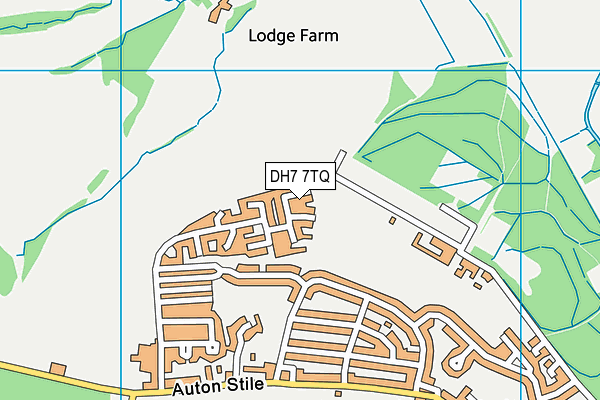 Bear Park map (DH7 7TQ) - OS VectorMap District (Ordnance Survey)